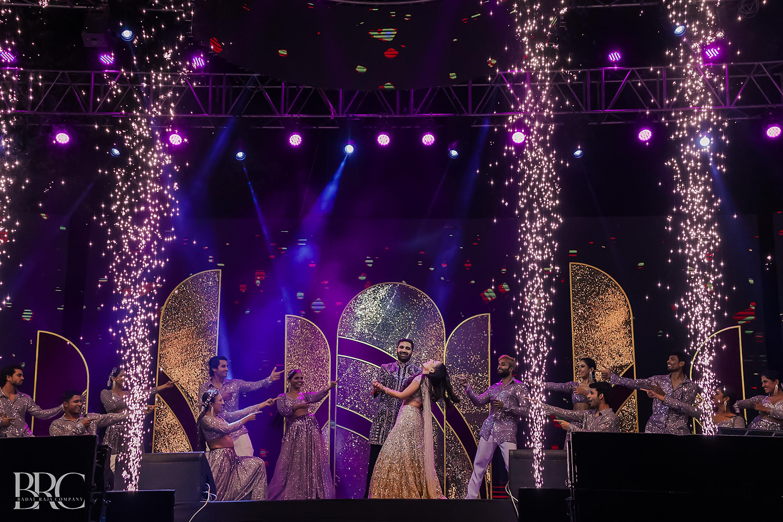 The sangeet, alive with music